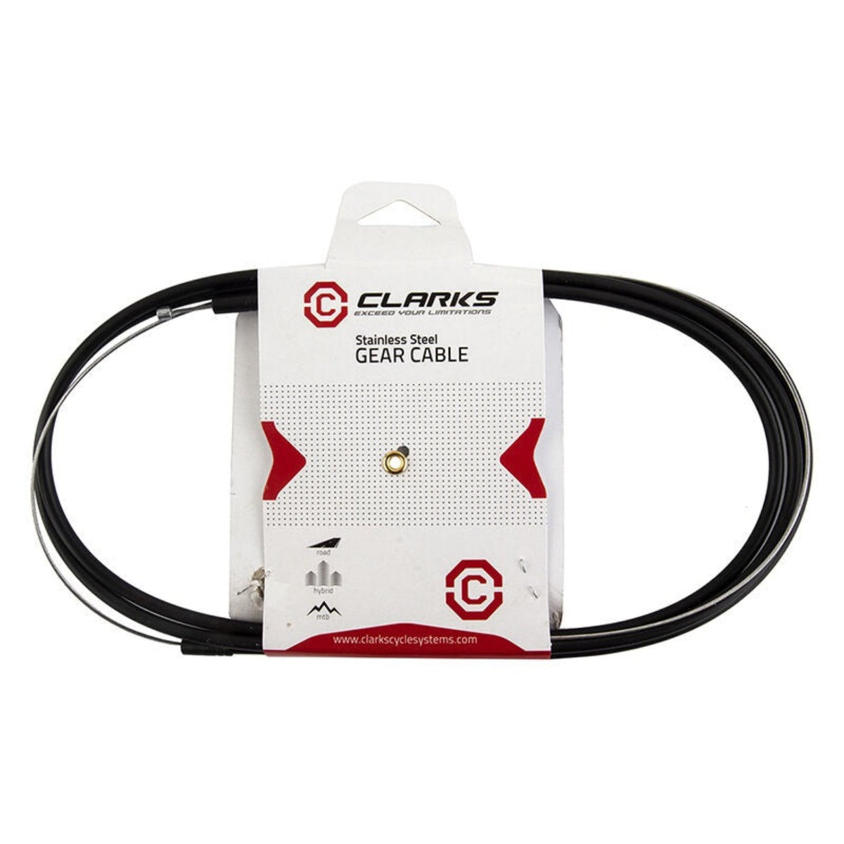 Clarks Universal Bicycle Gear Cable Kit Stainless Steel & Ferrules PioraBikes