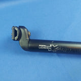 X Mission Black Bicycle Seatpost 31.6mm x 350 mm Alloy