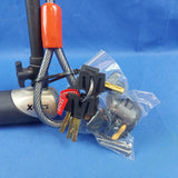 Magnum Secure Bicycle U-Lock 115cm x 230mm and 120cm x 10mm Cable