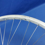Belderia Bicycle Front Bicycle Rim Wheel 24inch Silver