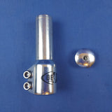 Delta Bicycle Stem Riser Extension Adapter 1-1/8" Silver