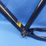 Black Retro Aluminium 7005 MTB Bicycle Frame for 26" Wheels