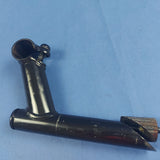 Black Steel Handlebar Quill Bicycle Stem 25.4 mm, 25.8 mm