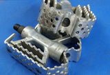 Odyssey Triple Trap 96 Aluminium Platform Silver Bike MTB BMX Pedals 1/2"