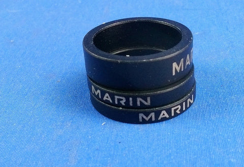 Marin Bicycle Headset 3x Spacers 1-1/8 inch