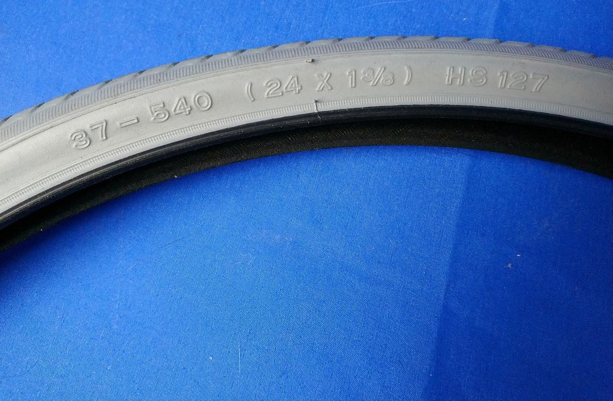 thumbnail image 2 of 24 X 1-3/4 Tire – Fits S7 Schwinn, Black/Black Sidewall, FR-120A, Lowrider Brand 2 of 5