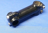 Black Alloy Bicycle Handlebar Stem 100 mm, 25.4 mm
