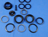 FSA Bicycle Threadless Headset 1-1/8" Black with Spacers