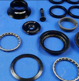 FSA Bicycle Threadless Headset 1-1/8" Black with Spacers