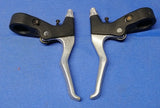 LeeChi TX115 Bicycle V-Brake Set Front and Rear Silver & Black