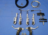 Promax MV 295 II Bicycle V-Brake Set Front and Rear Silver