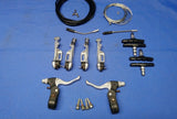 Promax MV 295 II Bicycle V-Brake Set Front and Rear Silver