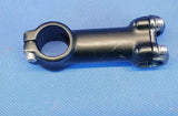 Black Alloy Bicycle Handlebar Stem 90mm, 25.8mm