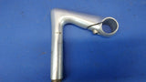 A silver Cinelli vintage bicycle quill stem with a 22.2mm steer clamp and 105mm extension, showing some signs of wear.