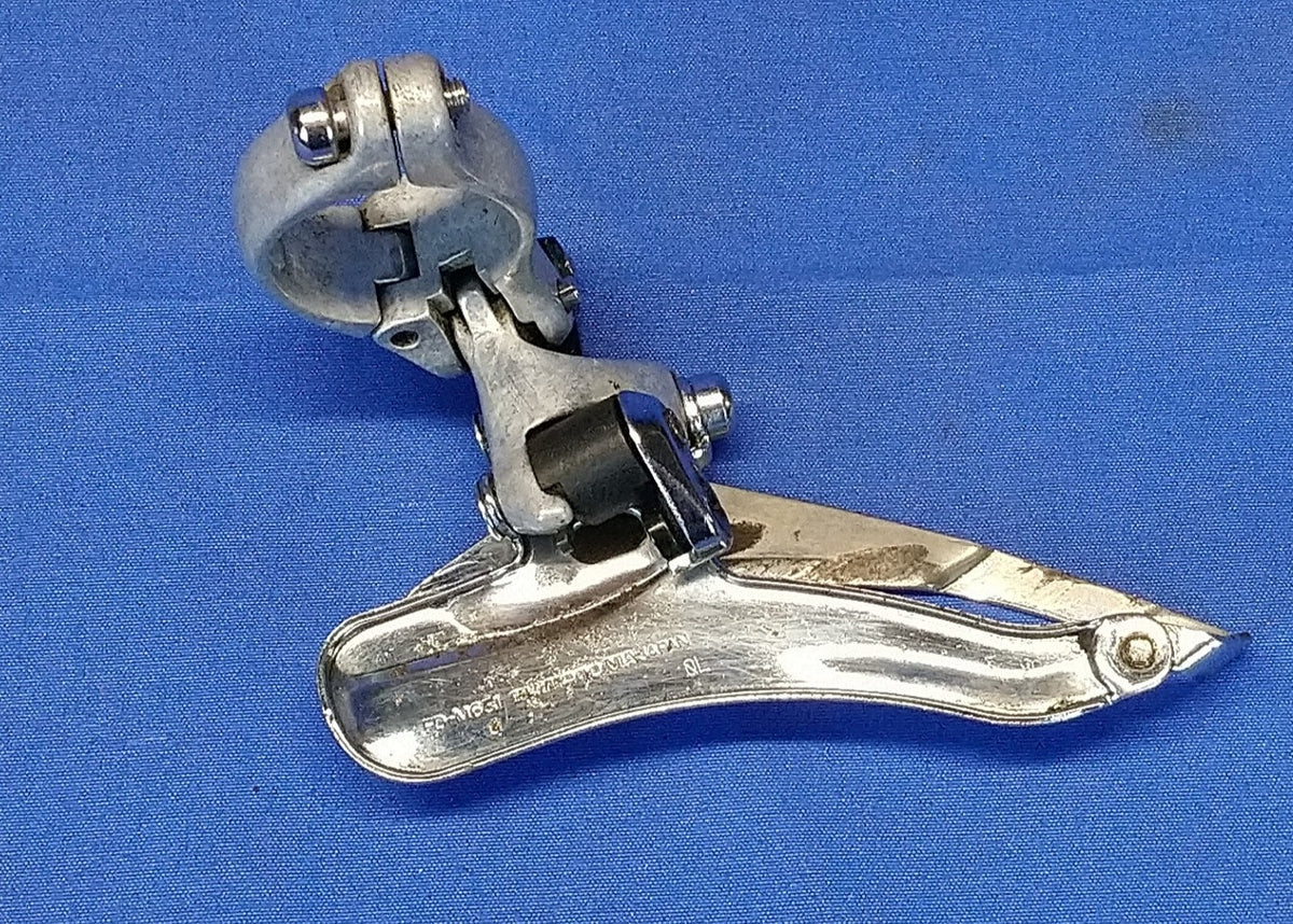 Dérailleur Avant VTT Shimano Deore DX FD-M651, 28.6mm, Top Pull, Vintage Japon