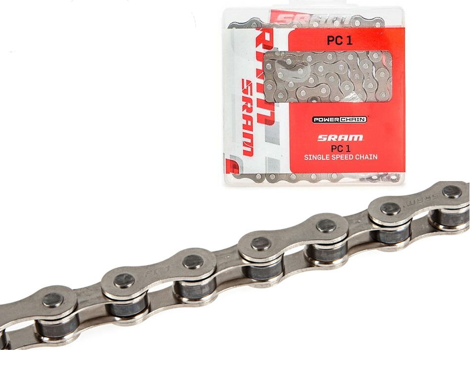 Sram PC1 Bicycle Chain Single Speed 1 2 x 1 8 114 Links
