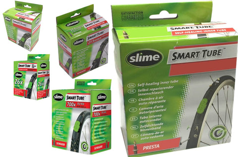 Slime Smart Tube Presta/ Schrader Valve Bicycle Tube Mix Sizes