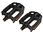 Pair of Bicycle Resin Pedals FP-806B Black 9/16"