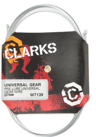 Clark's W7139 Universal Bicycle Gear Inner Cable Wire 2275mm