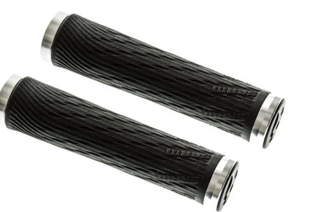 Sram Bicycle Grips Lock-on Black & Silver 122mm