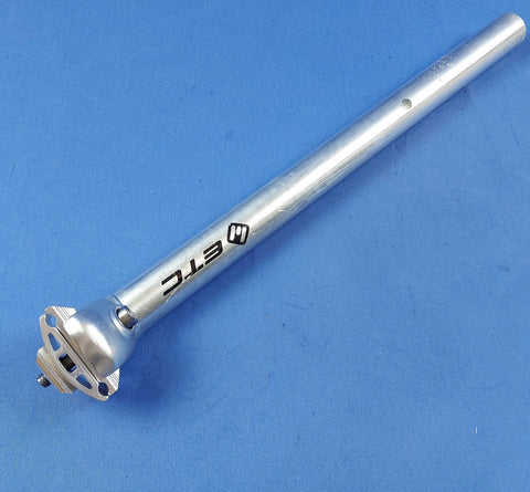 ETC Silver Bicycle Seatpost 28.6 mm x 400 mm