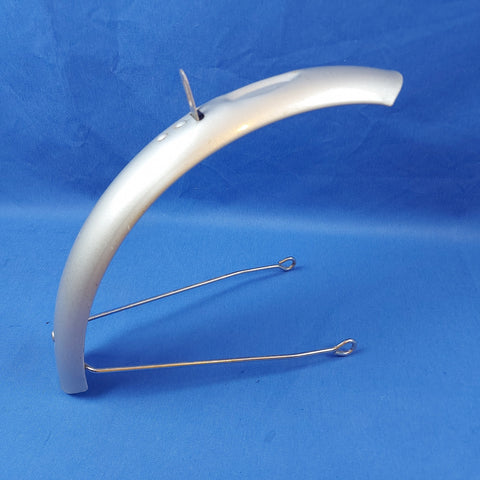 Bicycle Front Mudguard for 16 inch Wheels Steel Silver