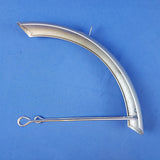 Bicycle Front Mudguard for 16 inch Wheels Steel Silver