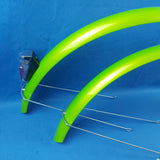 Bicycle Mudguard Set Steel Green for 26 inch Wheels