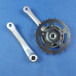 Compact Sparta Vintage Bicycle Crankset 170mm Silver