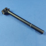 Black Bicycle Seatpost 27.2mm x 350 mm Alloy