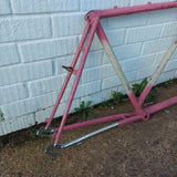 Vintage Tandem Frame Bicycle Frame with Fork for 27/26" Wheels