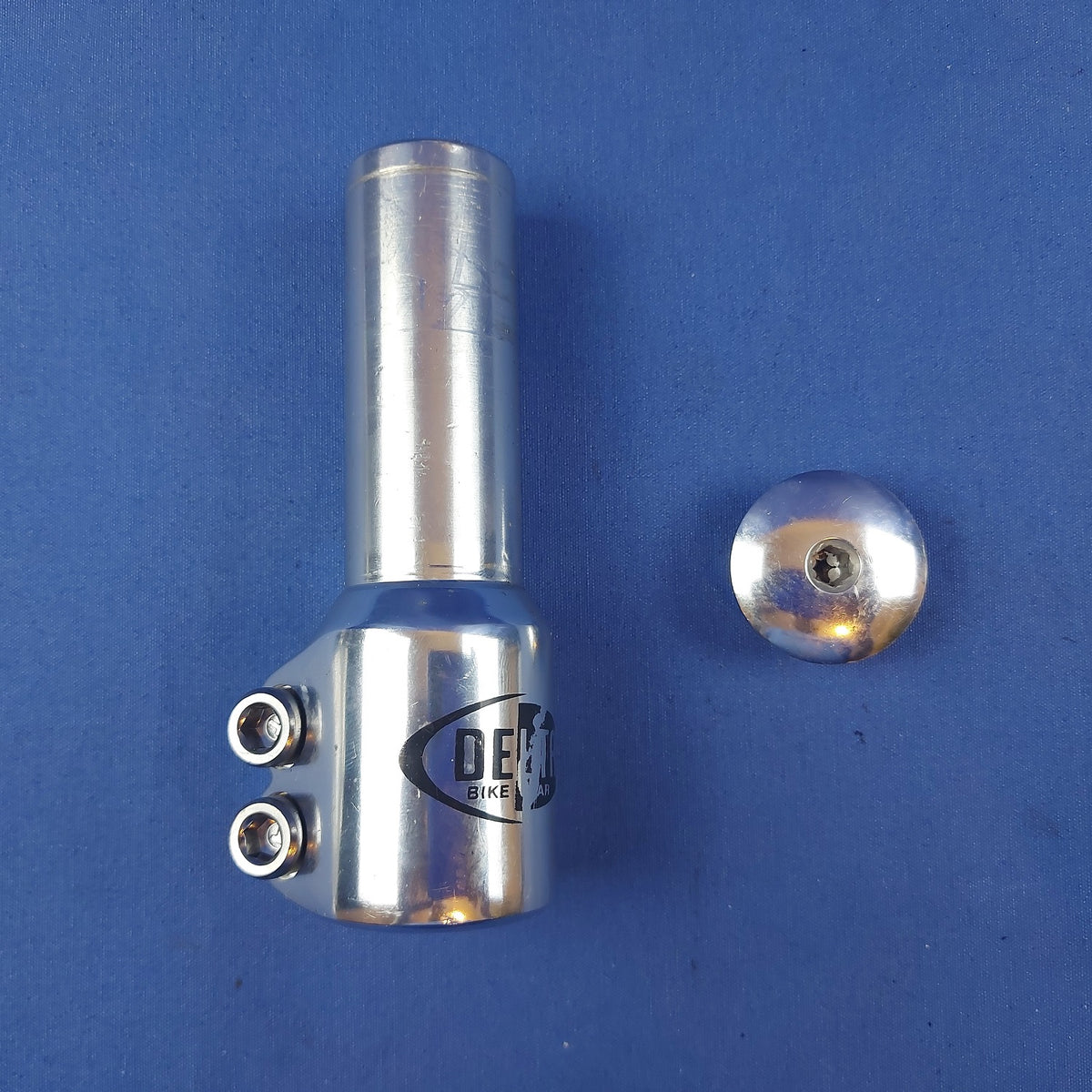 Delta Bicycle Stem Riser Extension Adapter 11/8" Silver PioraBikes