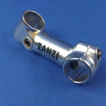 Tranz X Zanzi Bicycle Alloy Stem 100mm, 25.8 mm Silver