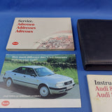 Audi 80/S2 Manual Owners Handbook Pack and Walet 1993