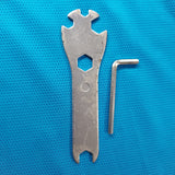 Bicycle Spanner Wrench 5 in 1 and 6 Allen Key Tools