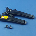 Lasco FM682 Bicycle Crank Arms 175mm Black 104mm BCD