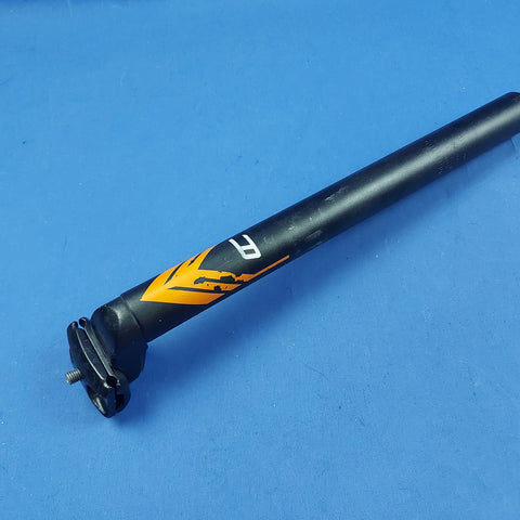 Carrera Black Bicycle Seatpost 31.6mm x 350 mm Alloy