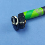 Black Bicycle Seatpost 31.6mm x 400 mm Alloy