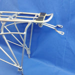 Bicycle Alloy Rear Pannier Rack Silver for 28" /700C