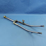 Vintage Gazelle Bicycle Front Rigid Forks for 700C Wheels Blue Threaded