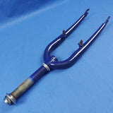 Blue Front Forks For 20" Wheels 1" Threaded Steerer