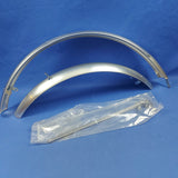 Bicycle Mudguard Set Plastic Silver for 24" Wheels