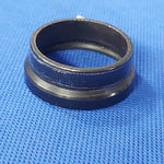 Bicycle Headset Threaded/Threadless 1-1/8" Cups Black Steel