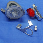 Bicycle Front and Rear Classic Vintage Battery Led Light Lamp
