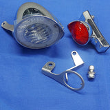 Bicycle Front and Rear Classic Vintage Battery Led Light Lamp