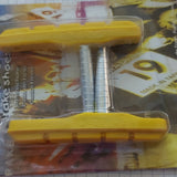 Baradine Bicycle Cantilever Brake Blocks Pads MTB Yellow