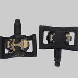 Shimano PD-M505 SPD Clipless Pedals with SM-PD22 Reflector Platforms & Cleats