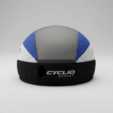Cyclid Sprint Bicycle Helmet Cover Blue, Black & White