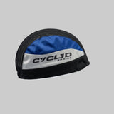 Cyclid Sprint Bicycle Helmet Cover Blue, Black & White