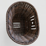 Pendleton Small Wicker-Style Front Bicycle Basket Brown